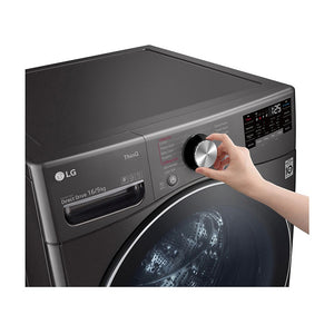 LG 16kg-9kg Combo Washer Dryer WXLC-1116B, Panel perspective view 1