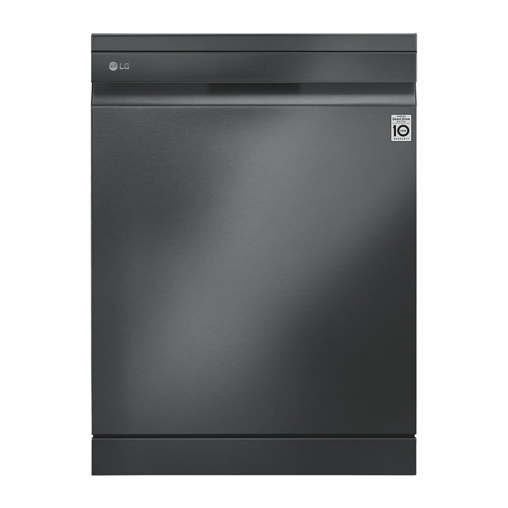 LG XD3A15MB 15 Places QuadWash Dishwasher, Matte Black finish, Front view