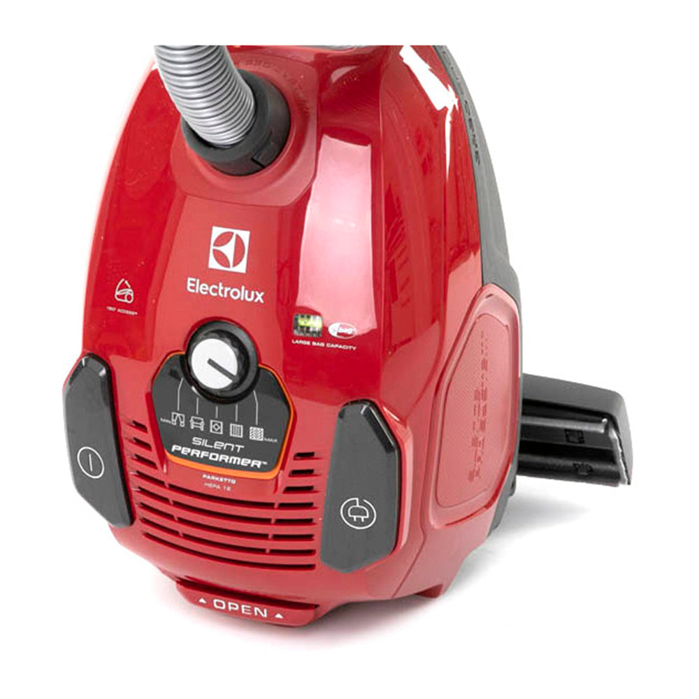 Electrolux ZSP2320T Silentperformer Chilli Red Bagged Vaccum Cleaner, Panel perspective view